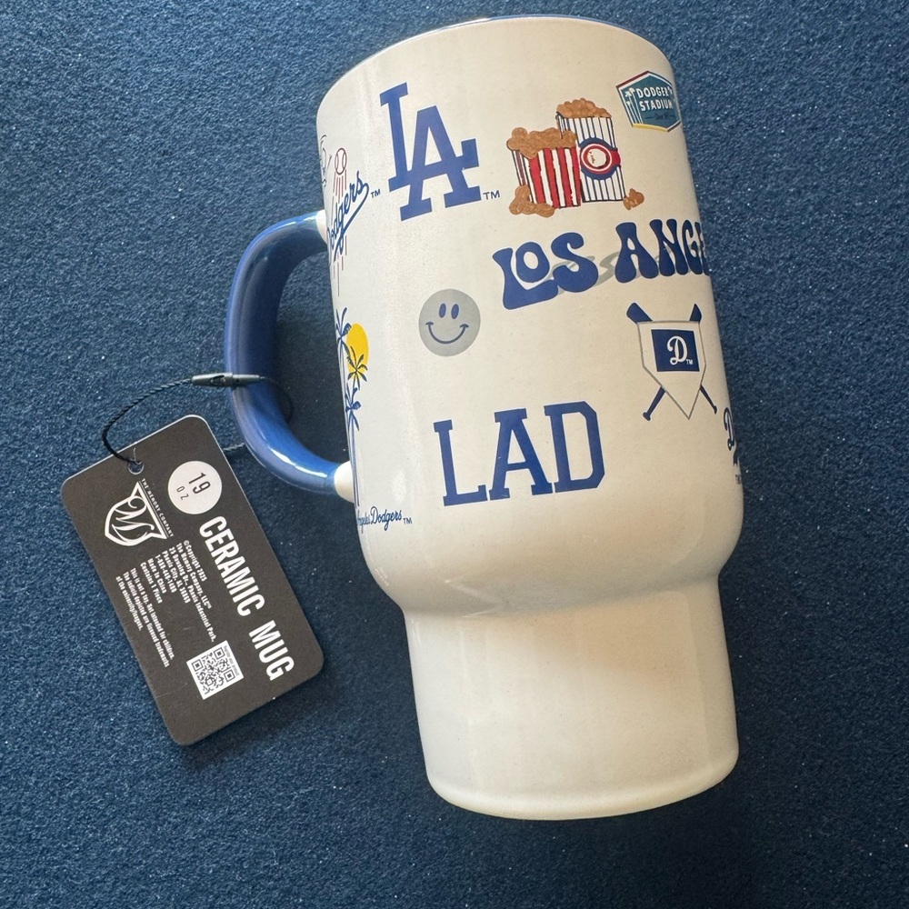 Los Angeles Dodgers Ceramic Mug feat. Fun iconic DODGER logo and dates! Zoom in💙